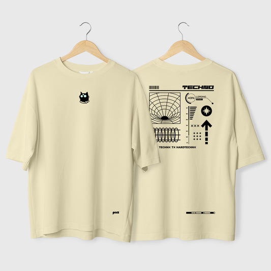 Camiseta Oversize Strong - Techno to Hardtechno