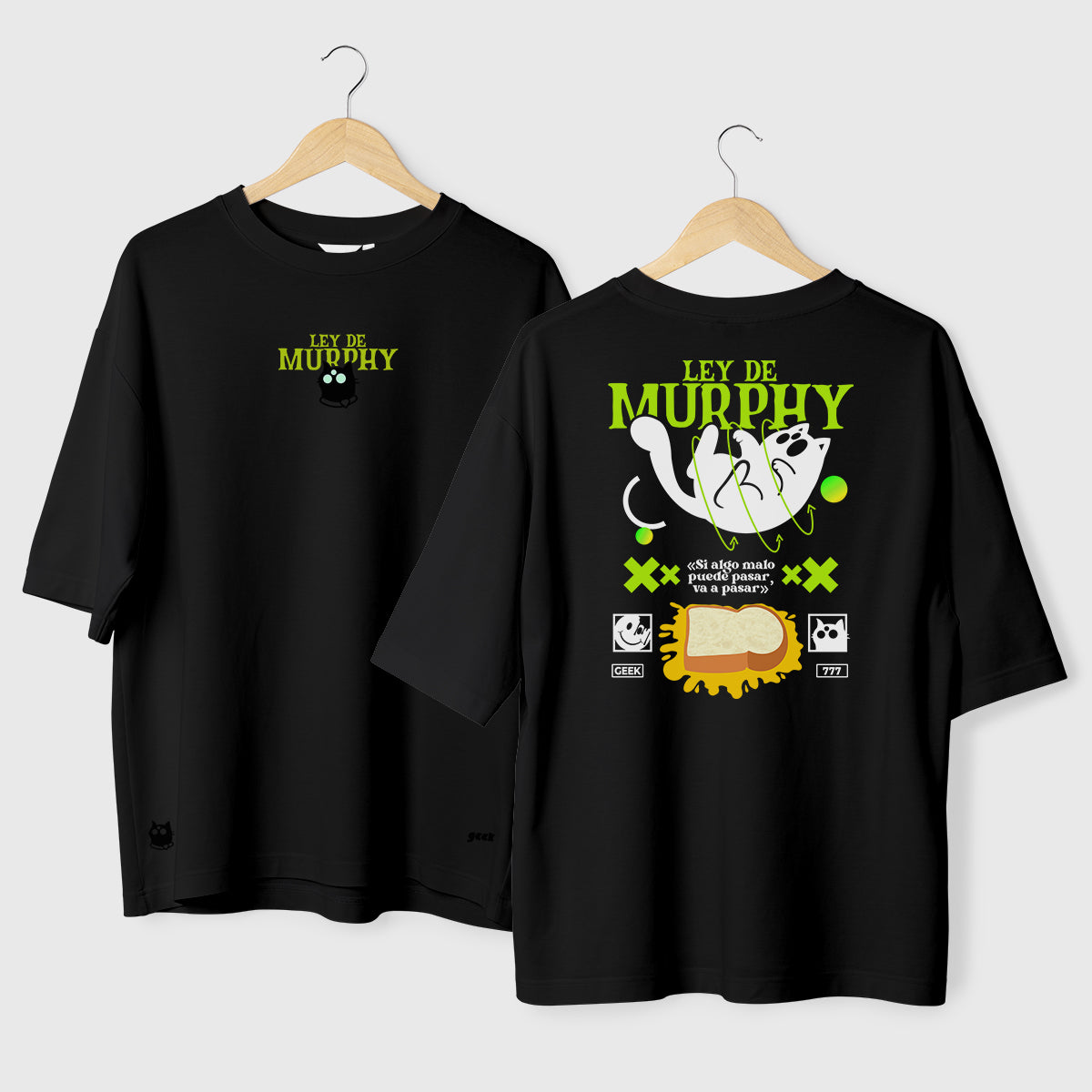 Camiseta Oversize Ley de Murphy