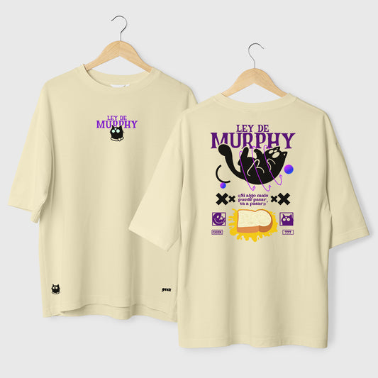 Camiseta Oversize Ley de Murphy